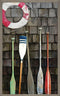 Coastal Oars Canvas Print | Coastal Decor | Wall Art