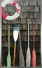 Coastal Oars Canvas Print | Coastal Decor | Wall Art