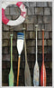 Coastal Oars Canvas Print | Coastal Decor | Wall Art