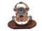 Copper Decorative Divers Helmet Clock | Nautical Decor | Home Accessories