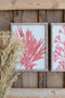 Coral Prints with Wooden Frames Set of 4 | Island Decor | Wall Art
