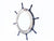 Deluxe Class Wood and Chrome Ship Wheel Porthole Mirror | Nautical Decor | Mirrors