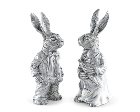 Dressed Rabbits Salt & Pepper Set | Seasonal | Easter