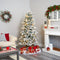 Flocked Livingston Fir Artificial Christmas Tree With Pine Cones | Seasonal