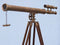 Floor Standing Antique Brass Griffith Astro Telescope | Nautical Decor | Home Accessories