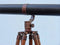 Floor Standing Antique Copper With Leather Galileo | Nautical Decor | Home Accessories
