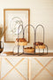 Folding Triple Round Display | Coastal Decor | Home Accessories