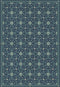Folk Art Museum Whig Rose Going Beyond the Seas Vintage Vinyl Floorcloth Rectangle | Coastal Decor | Rugs