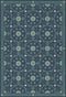 Folk Art Museum Whig Rose Going Beyond the Seas Vintage Vinyl Floorcloth Rectangle | Coastal Decor | Rugs
