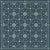 Folk Art Museum Whig Rose Going Beyond the Seas Vintage Vinyl Floorcloth Square | Coastal Decor | Rugs