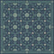 Folk Art Museum Whig Rose Going Beyond the Seas Vintage Vinyl Floorcloth Square | Coastal Decor | Rugs