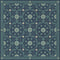 Folk Art Museum Whig Rose Going Beyond the Seas Vintage Vinyl Floorcloth Square | Coastal Decor | Rugs