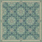 Folk Art Museum Whig Rose Life Is A Journey Vintage Vinyl Floorcloth Square | Coastal Decor | Rugs
