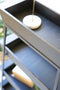 Four Tiered Wood and Iron Display Tower | Coastal Decor | Furniture