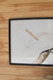 Framed Heron Prints under Glass Set of 2 | Coastal Decor | Wall Art