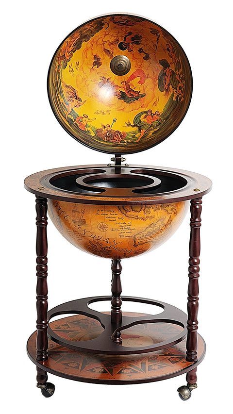 Globe Drinks Cabinet with Floor Stand | Nautical Decor | Home Accessories