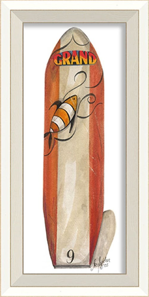 Grand Surfboard Framed Print | Island Decor | Wall Art