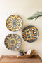 Hand Painted Ceramic Platters Set of 3 | Island Decor | Wall Art