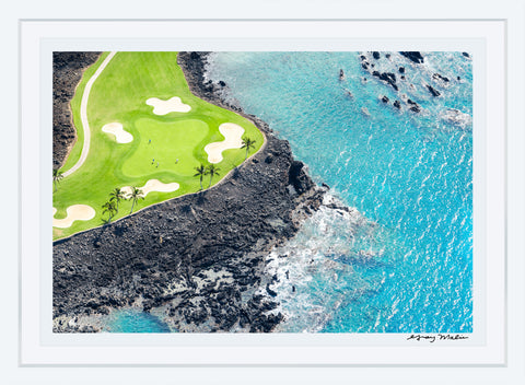 Hole 15 Mauna Lani Golf Course Hawaii Photographic Print | Island Decor | Wall Art