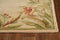 Ivory Tropical Greenery Area Rug | Island Decor | Rugs