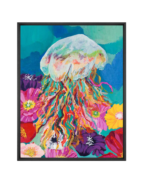 Jelly Legs Canvas Print | Coastal Decor | Wall Art