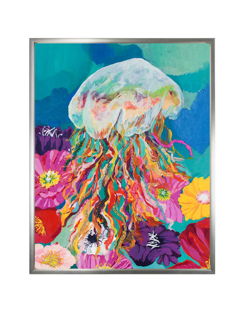 Jelly Legs Canvas Print | Coastal Decor | Wall Art