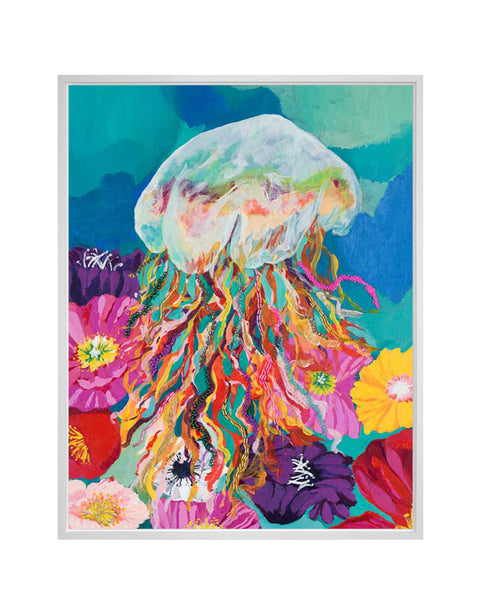 Jelly Legs Canvas Print | Coastal Decor | Wall Art