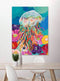 Jelly Legs Canvas Print | Coastal Decor | Wall Art