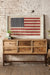 Large Framed American Flag under Glass | Nautical Decor | Wall Art