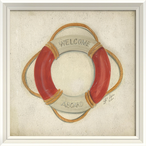 Life Preserver Framed Print | Nautical Decor | Wall Art