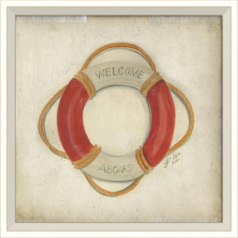 Life Preserver Framed Print | Nautical Decor | Wall Art