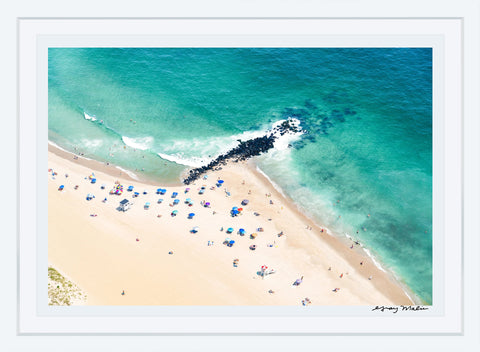 Manasquan Beach Jetty, New Jersey Photographic Print | Coastal Decor | Wall Art