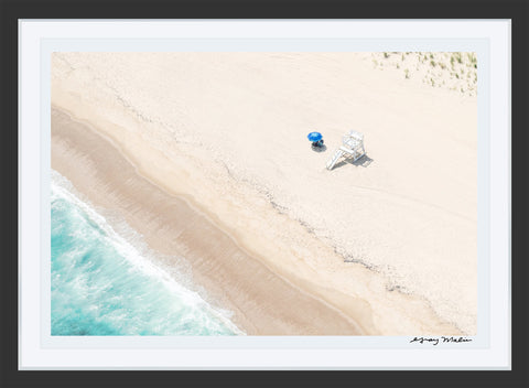 Manasquan Beach Lifeguard, New Jersey Photographic Print | Coastal Decor | Wall Art