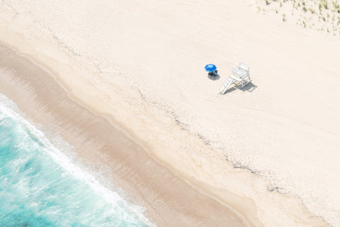 Manasquan Beach Lifeguard, New Jersey Photographic Print | Coastal Decor | Wall Art