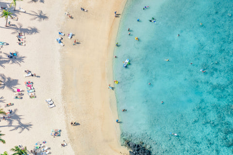Mauna Lani Beach, Horizontal Photographic Print | Island Decor | Wall Art