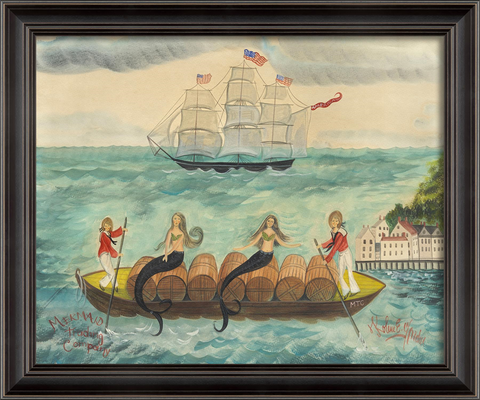 Mermaid Trading Company Framed Print | Island Decor | Wall Art