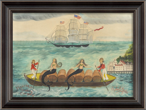 Mermaid Trading Company Framed Print | Island Decor | Wall Art