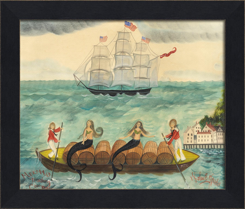 Mermaid Trading Company Framed Print | Island Decor | Wall Art