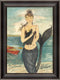 Mermaid from Pocomoke Framed Print | Island Decor | Wall Art