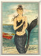 Mermaid from Pocomoke Framed Print | Island Decor | Wall Art