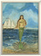 Mermaid on the Half Shell Framed Print | Island Decor | Wall Art