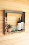 Metal Wall Bar and Wine Cork Holder | Coastal Decor | Wall Art