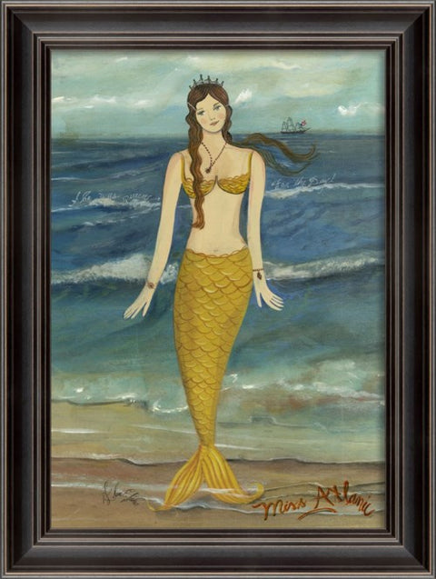 Miss Atlantic Framed Print | Island Decor | Wall Art