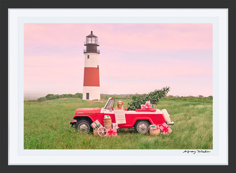 Nantucket Holiday Photographic Print | Coastal Decor | Wall Art