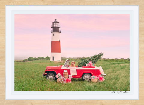 Nantucket Holiday Photographic Print | Coastal Decor | Wall Art