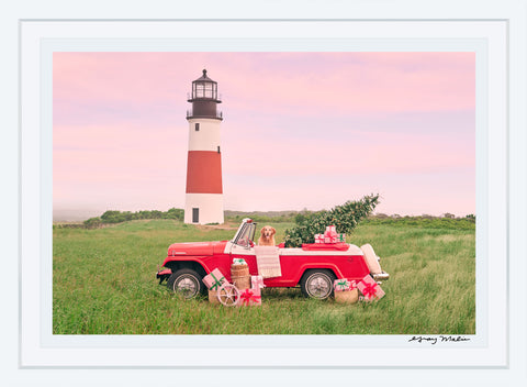 Nantucket Holiday Photographic Print | Coastal Decor | Wall Art