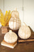 Natural Wood Pumpkins Set of 3 | Seasonal | Halloween