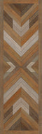 Norwegian Bohemian Rhapsody Vintage Vinyl Floorcloth Runner | Nautical Decor | Rugs
