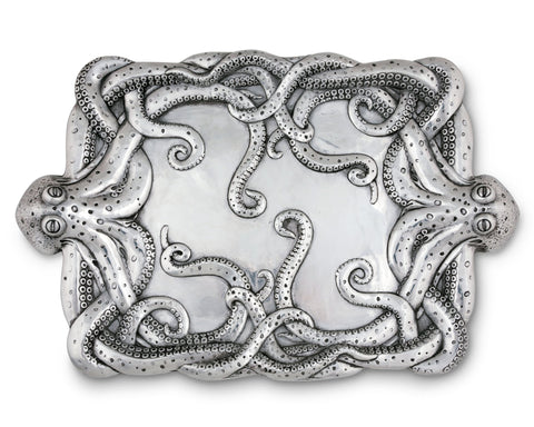 Octopus Centerpiece Tray | Coastal Decor | Decorative Trays