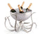 Octopus Pewter Steel Ice Tub Punchbowl | Coastal Decor | Decorative Bowls